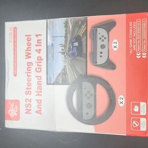 NS2 Steering Wheel and Hand Grip 4 in 1 Set